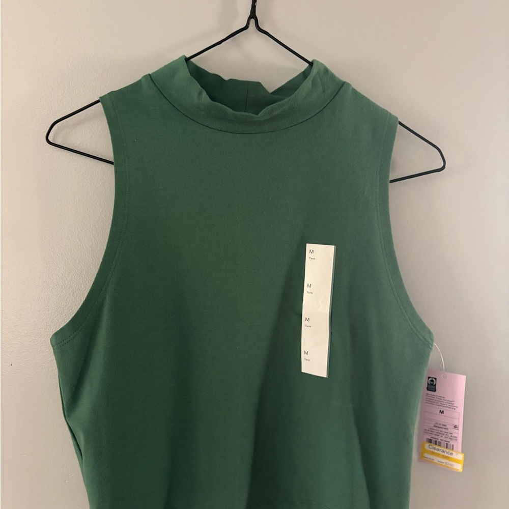 Wild Fable Sleeveless Emerald Muscle Tee